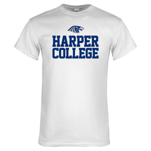  White T Shirt - Harper College Stacked
