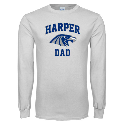  White Long Sleeve T Shirt - Dad