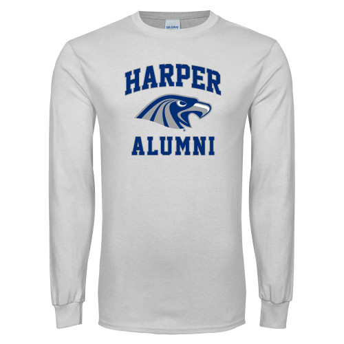  White Long Sleeve T Shirt - Alumni