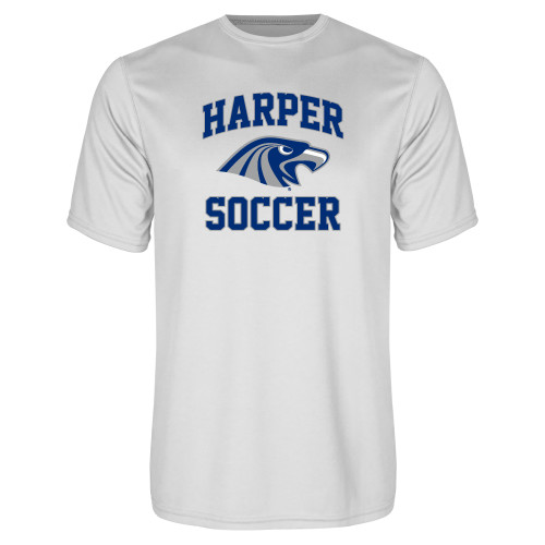  White Performance Tee - Soccer