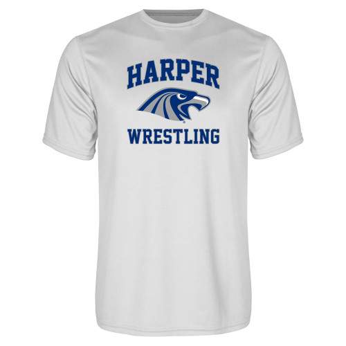  White Performance Tee - Wrestling