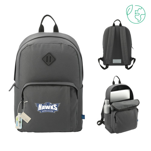  Repreve Ocean Charcoal Everyday Computer Backpack - Primary Athletics Mark