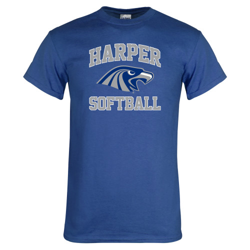  Royal T Shirt - Softball