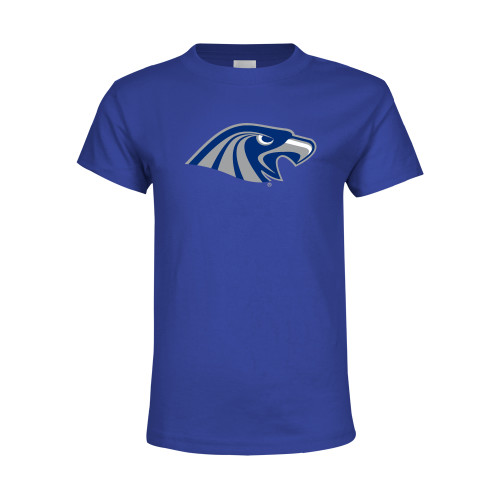  Youth Royal T Shirt - Hawk Head