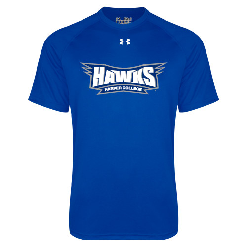  Under Armour Royal Tech Tee - Hawks