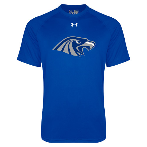  Under Armour Royal Tech Tee - Hawk Head