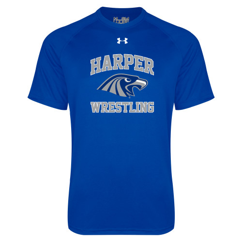  Under Armour Royal Tech Tee - Wrestling