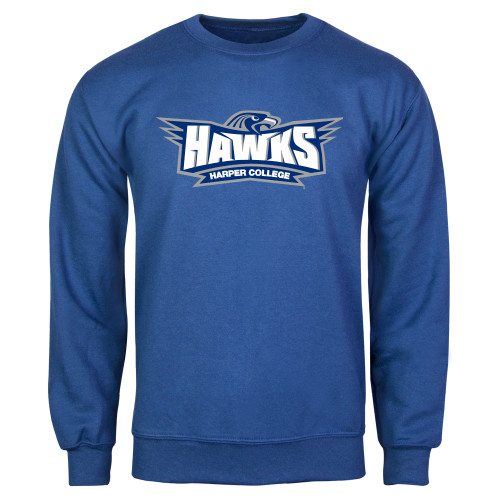 Harper College Royal Fleece Crew
