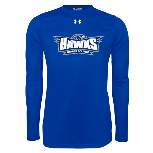  Under Armour Royal Long Sleeve Tech Tee - Primary Athletics Mark