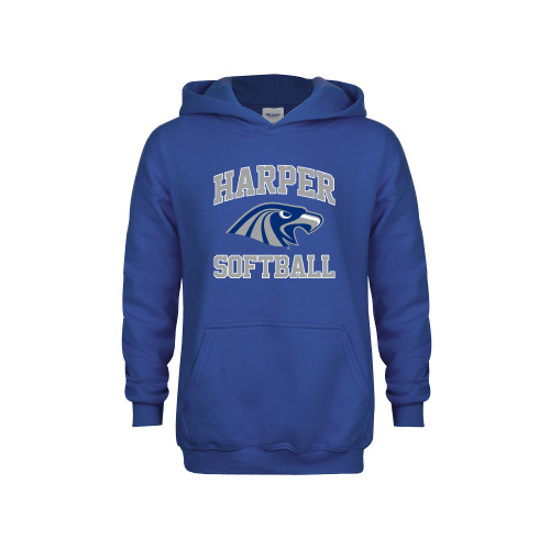  Youth Royal Fleece Hoodie - Softball