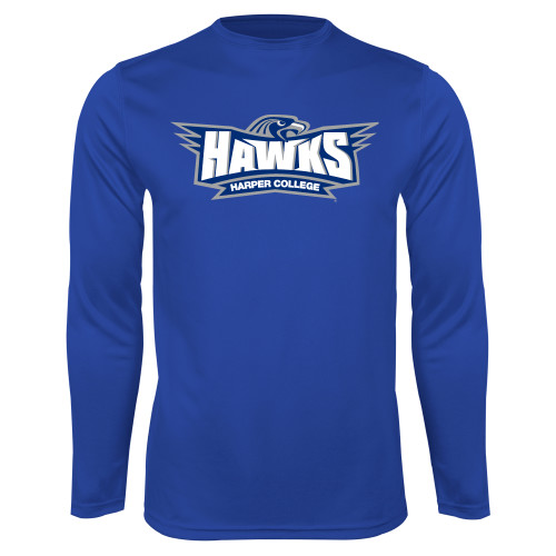  Royal Performance Long Sleeve Shirt - Primary Athletics Mark