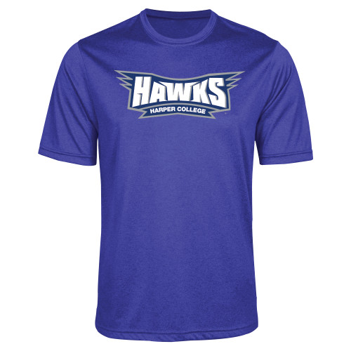  Royal Heather Performance Contender Tee - Hawks