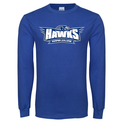  Royal Long Sleeve T Shirt - Primary Athletics Mark