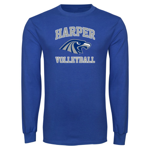  Royal Long Sleeve T Shirt - Volleyball