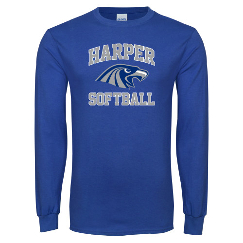  Royal Long Sleeve T Shirt - Softball