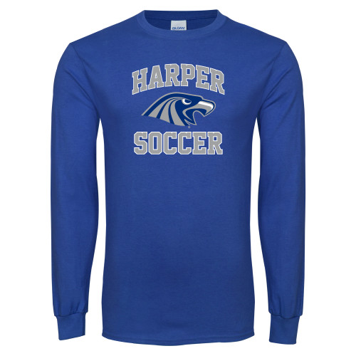  Royal Long Sleeve T Shirt - Soccer