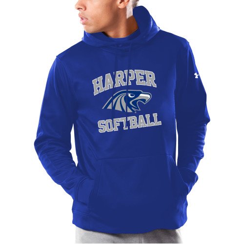  Under Armour Royal Armour Fleece Hoodie - Softball