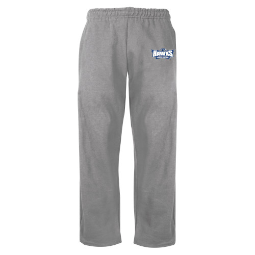  Grey Fleece Open Bottom Pant - Primary Athletics Mark