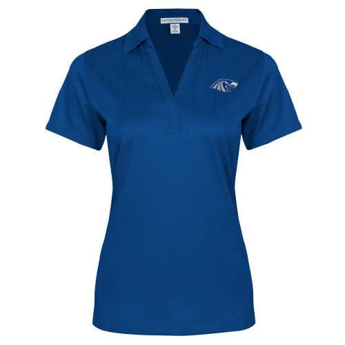  Womens Royal Performance Fine Jacquard Polo - Hawk Head