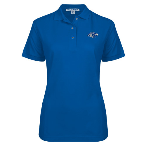  Womens Silk Touch Royal Pique Polo - Hawk Head