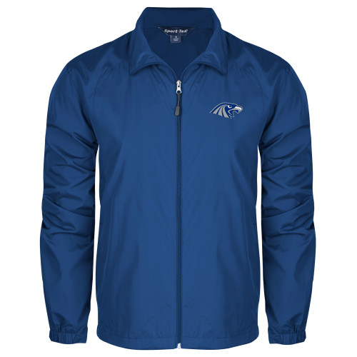 Harper College Royal Full Zip Wind Jacket