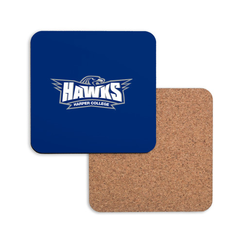  Hardboard Coaster w/Cork Backing - Primary Athletics Mark