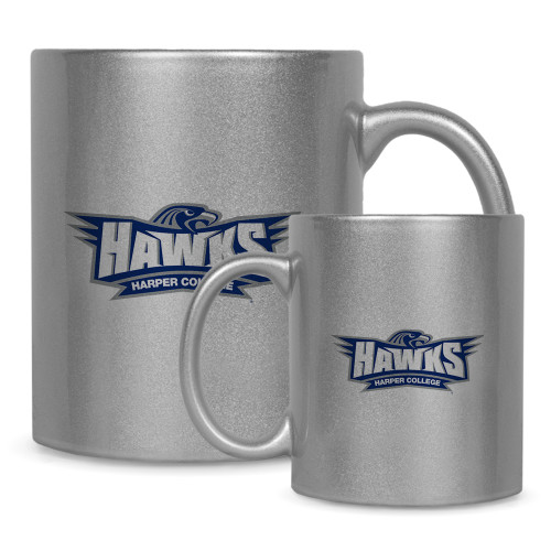  Full Color Silver Metallic Mug 11oz - Primary Athletics Mark