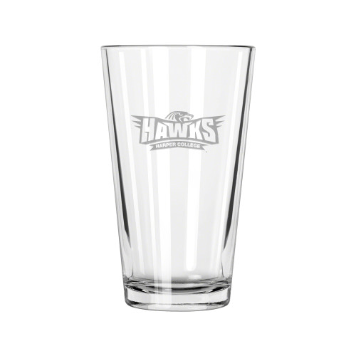  Libbey Glass 16oz - Primary Athletics Mark Engraved