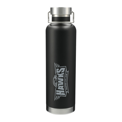  Thor Copper Vacuum Insulated Black Bottle 32oz - Primary Athletics Mark Engraved