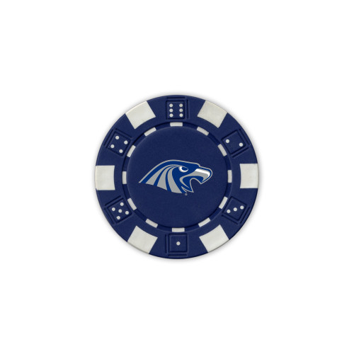  Blue Game Chip - Hawk Head