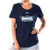 Thumbnail image for  Under Armour Womens Navy Charged Cotton Tee