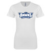 Thumbnail image for  Next Level Womens White Boyfriend Tee