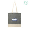 Thumbnail image for  Split Recycled Black Cotton Twill Convention Tote