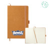 Thumbnail image for  5.5 x 8.5 Natural FSC Mix Recycled Leather Bound Journal
