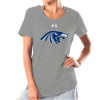 Thumbnail image for  Under Armour Womens Grey Charged Cotton Tee