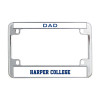 Thumbnail image for  Metal Motorcycle License Plate Frame in Chrome