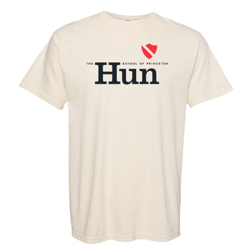  Comfort Colors Ivory T Shirt - Hun Heart Shield Princeton