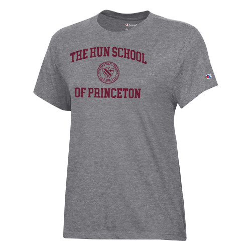 Hun School Champion Womens Granite Heather Core Short Sleeve Tee