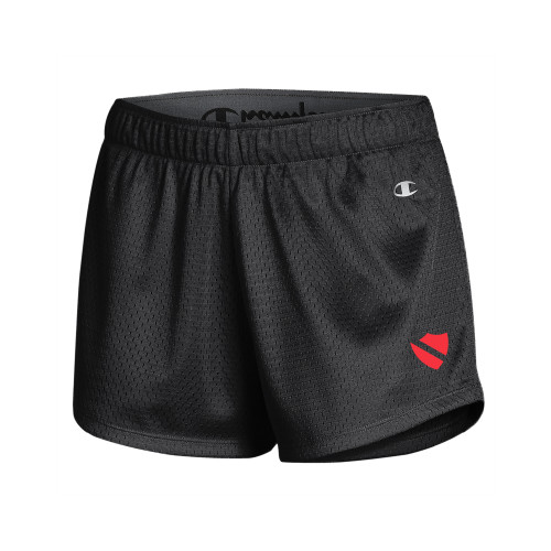 Hun School Champion Womens Black Mesh Short