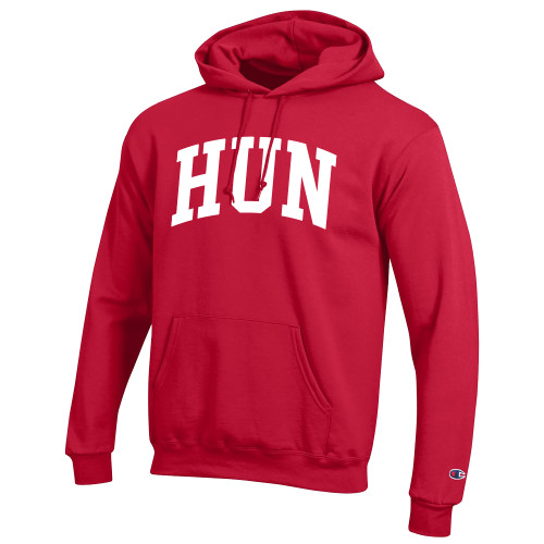 Hun School Champion Scarlet Red Fleece Hoodie