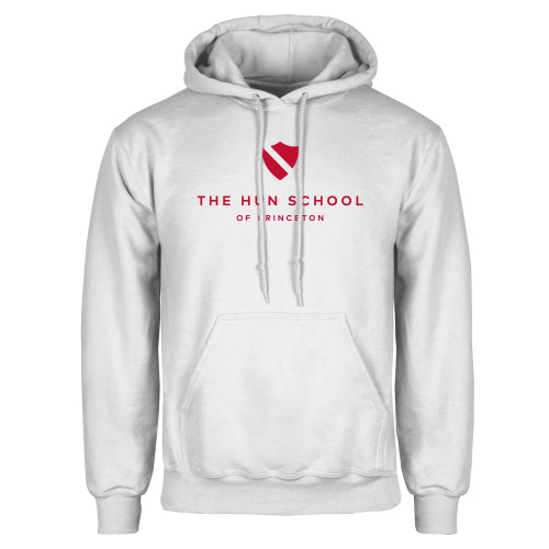 Hun School White Fleece Hood