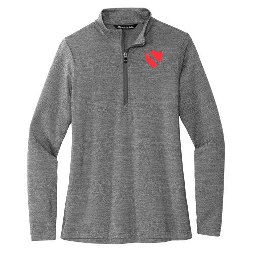 Hun School TravisMathew Womens Grey Crestview 1/4 Z