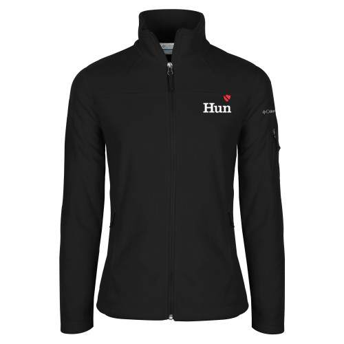 Hun School Columbia Womens Full Zip Black Fleece Jack