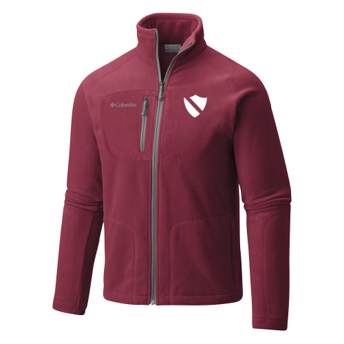 Hun School Columbia Cardinal Full Zip Fleece Jack