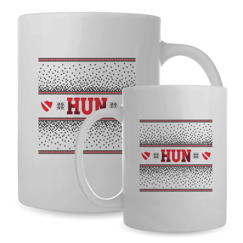 Hun School Full Color White Mug 15oz