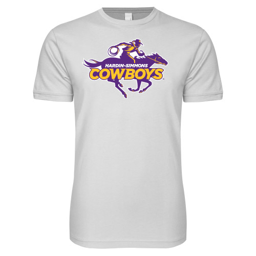  Next Level White SoftStyle T Shirt - Primary Logo