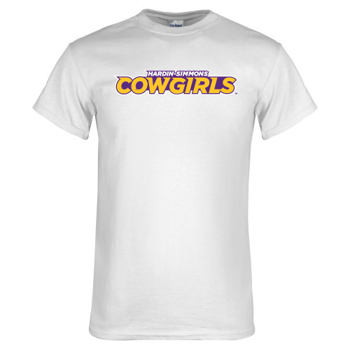  White T Shirt - Hardin-Simmons Cowgirls