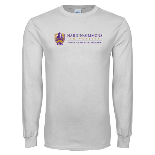  White Long Sleeve T Shirt - Physician Assistant Horizontal