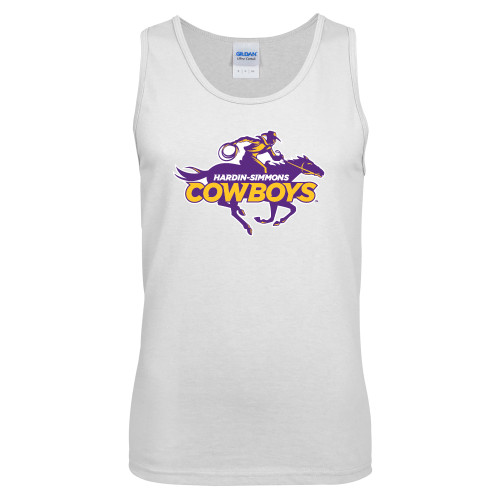  White Tank Top - Primary Logo