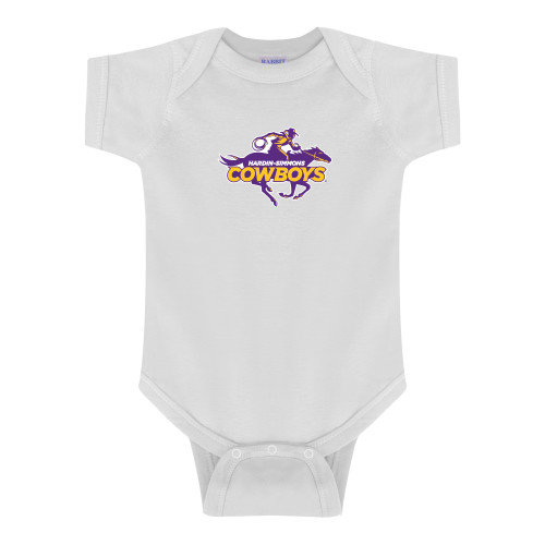  White Infant Onesie - Primary Logo